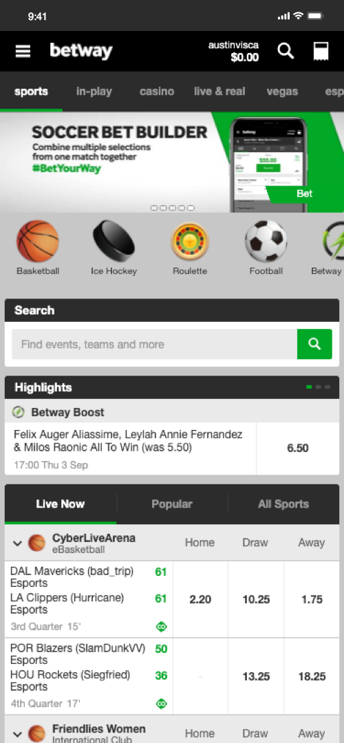 Betway Sportsbook Review