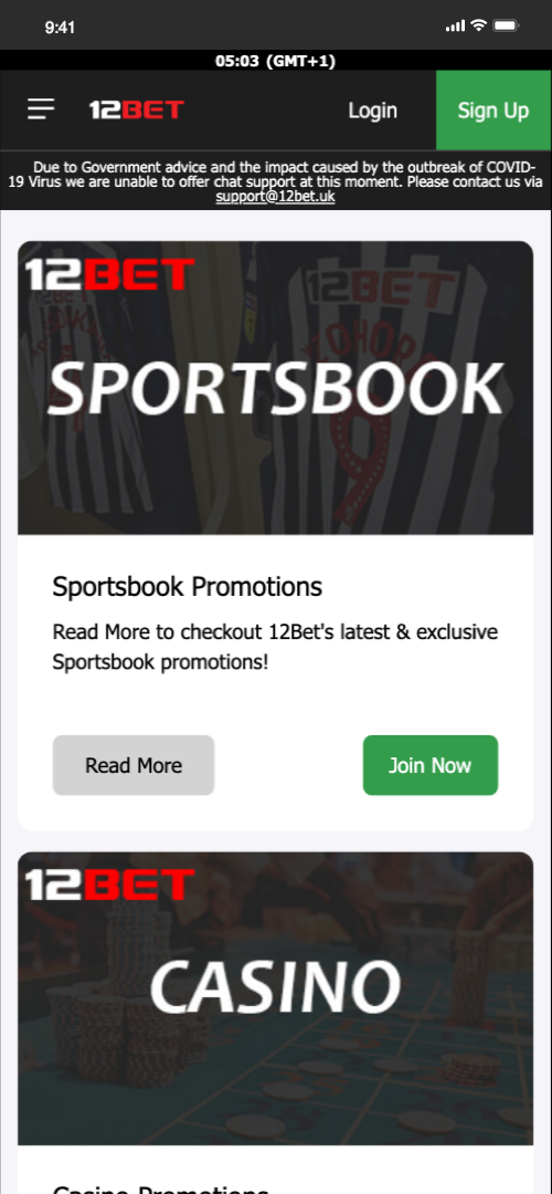 12Bet Sportsbook Review