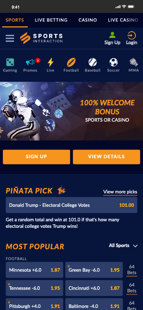 sportsbook online sports betting odds